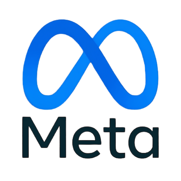 Meta logo - square and stacked